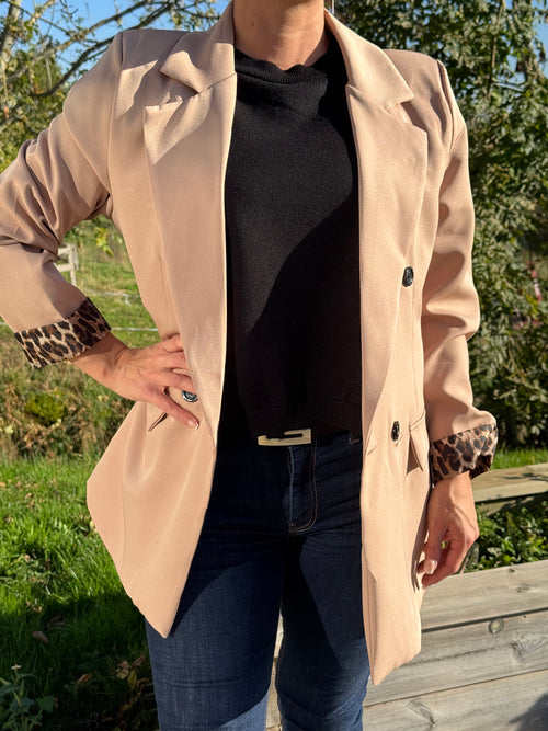 Veste blazer beige