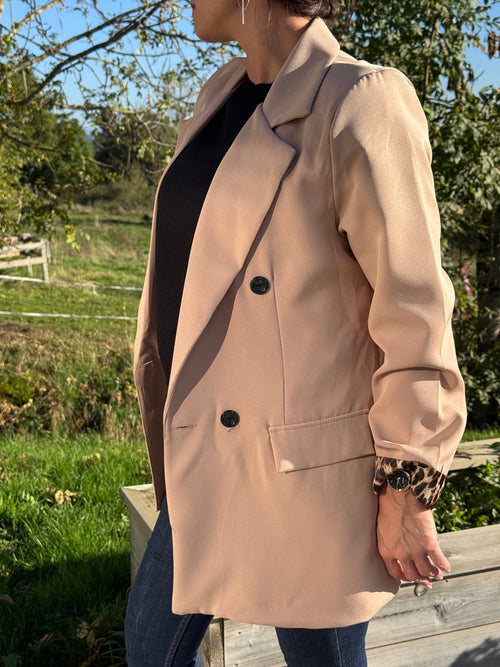 Veste blazer beige