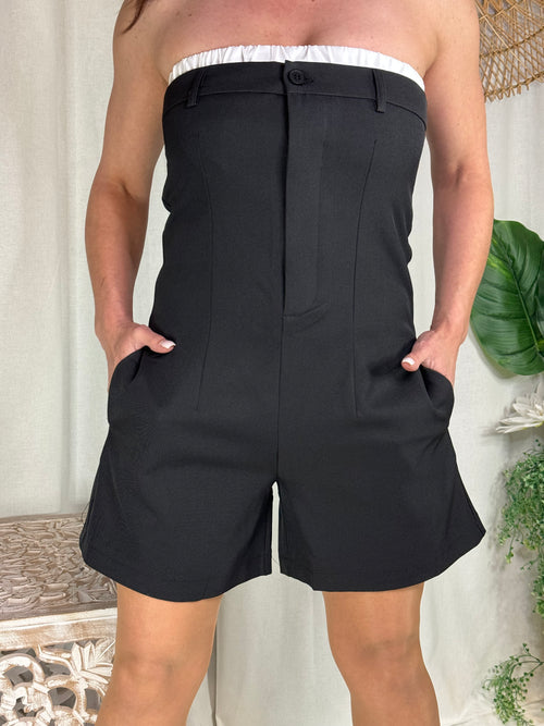 Combi short noire