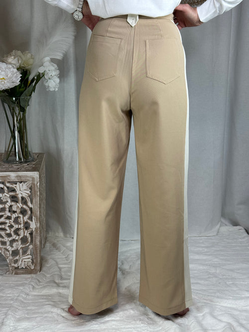 Pantalon bicolor