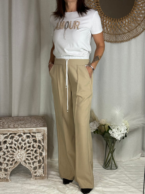 Pantalon marron clair